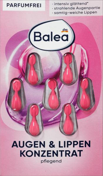 Actual product image dm Balea Concentrate eyes & lips (Serum, Day + Night)