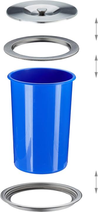 Produktbild Relaxdays Mülleimer Arbeitsplatte (8 l)