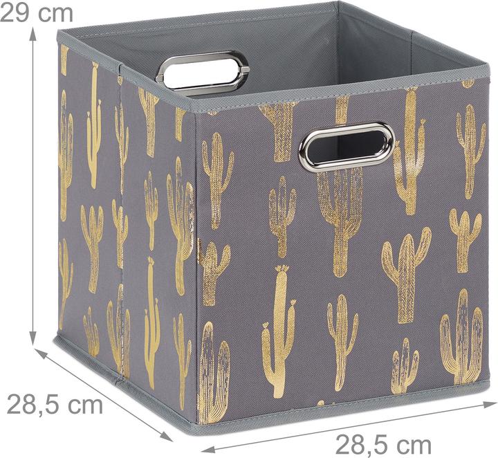 Produktbild Relaxdays Faltbox (28.5 x 28.5 x 29 cm, 21 l)