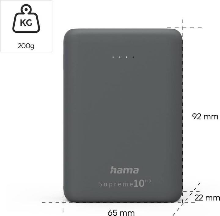 Image du produit Hama Power Pack Supreme 24HD (24000 mAh, 5 W, 88.80 Wh)
