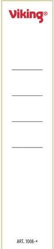Actual product image Viking Back labels 50 mm white 10 pieces