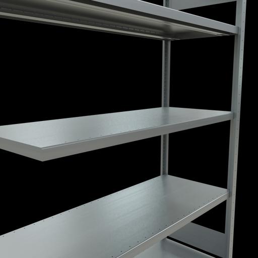 Produktbild Schulte Lagertechnik Stecksystem Anbauregal MULTIplus250 mit Längenriegel