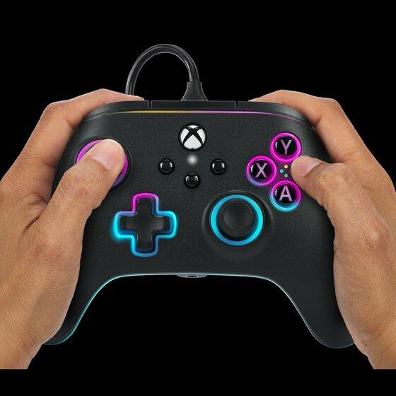 Produktbild PowerA XB Controller Advantage wired Lumectra black (Xbox Series X, Xbox Series S)