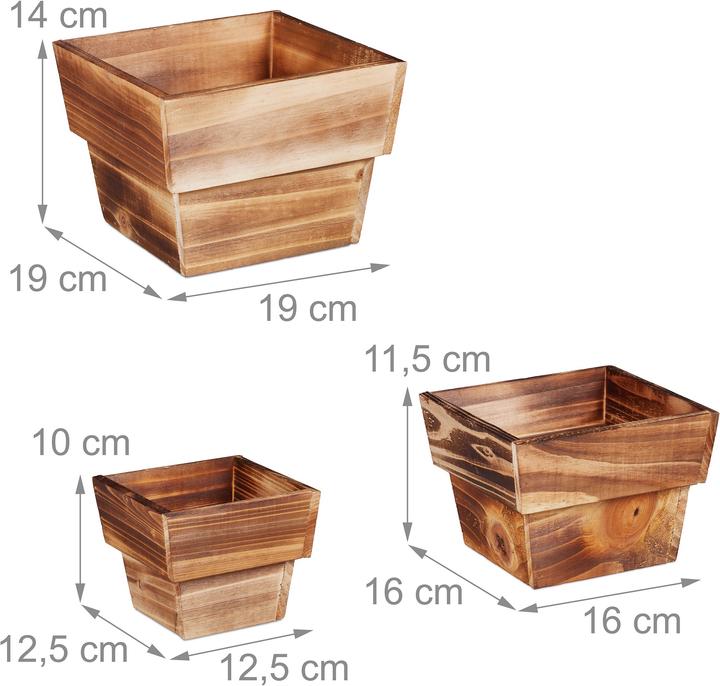 Actual product image Relaxdays flowerpot (19 cm)