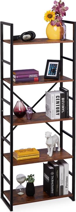 Actual product image Relaxdays Bücherregal (60 x 30 x 158.5 cm)