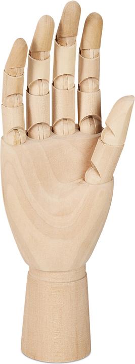 Actual product image Relaxdays Wooden hand