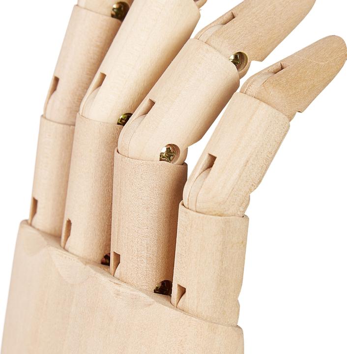 Actual product image Relaxdays Wooden hand