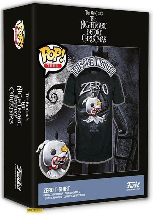 Image du produit Funko L'Étrange Noël de monsieur Jack Boxed Tee T-Shirt Zero w/Cane (S) (S)