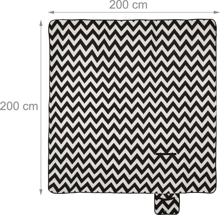 Actual product image Relaxdays Picnic blanket
