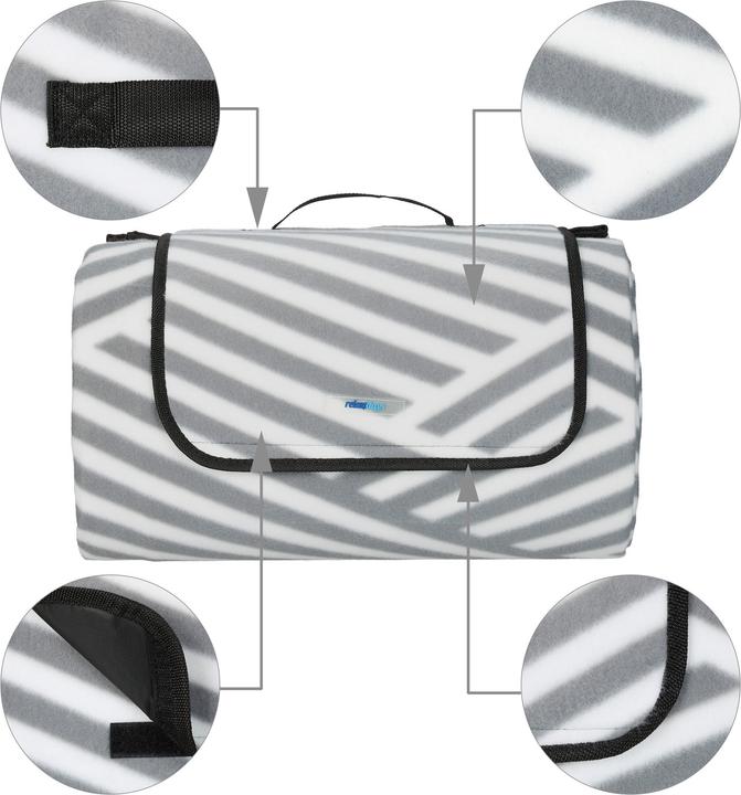 Actual product image Relaxdays Picnic blanket