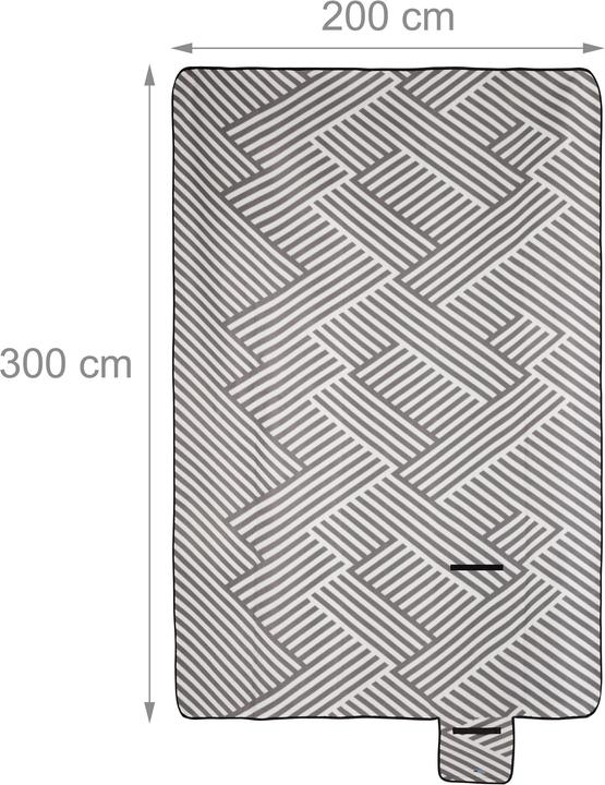 Actual product image Relaxdays Picnic blanket