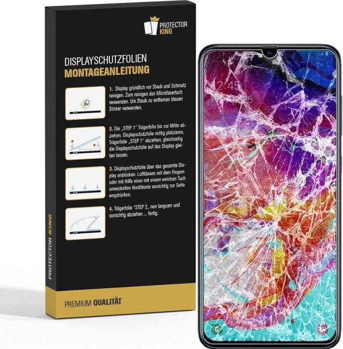 Produktbild Protectorking 2x Panzerfolie Anti-Shock HD Klar (2 Stück, Samsung Galaxy A51)