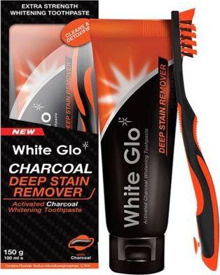 White Glo Charcoal Deep Stain Remover Whitening Paste Is Teeth 100Ml (100 ml, Crème)