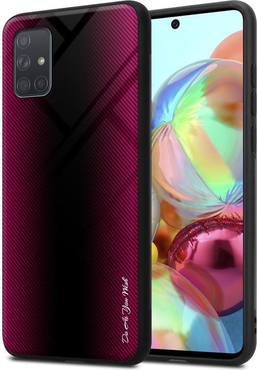 Immagine prodotto Cadorabo Copertura di vetro a strisce in TPU (Samsung Galaxy A71)