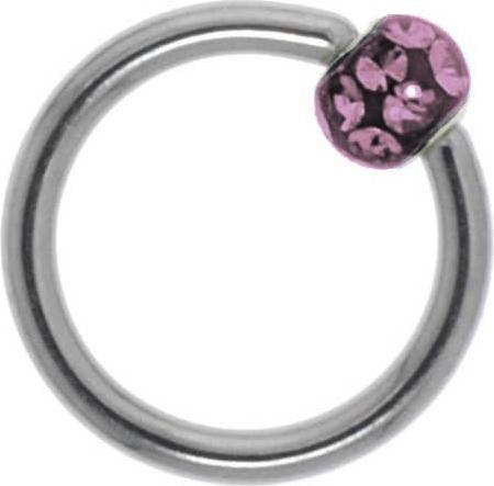Actual product image Bijouteria Pin (Surgical steel 316L, Epoxy resin, Zirconia)