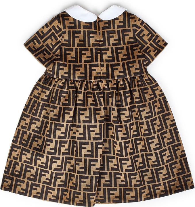 Actual product image Fendi Kids Dresses Brown (68)