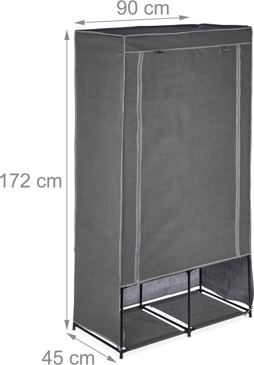 Actual product image Relaxdays Anna Wardrobe (90 x 45 x 172 cm)