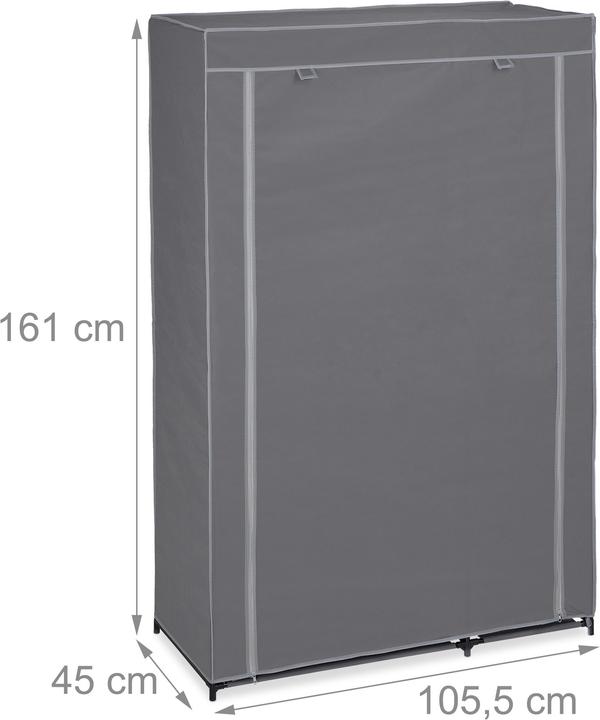 Image du produit Relaxdays Penderie tissu (105,5 x 45 x 161 cm)