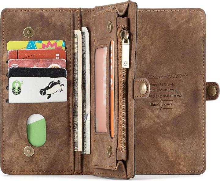 Productafbeelding Caseme Apple iPhone XR Echt Leren Portemonnee Kaart Hoesje (Apple iPhone XR)