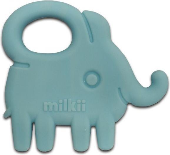 Produktbild Milkii Silikon Beissring Elefant, Dusty Green