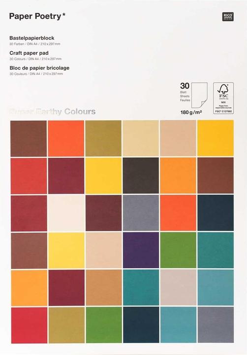 Immagine prodotto Rico Design Carta da costruzione (180 g/m², 1 x)