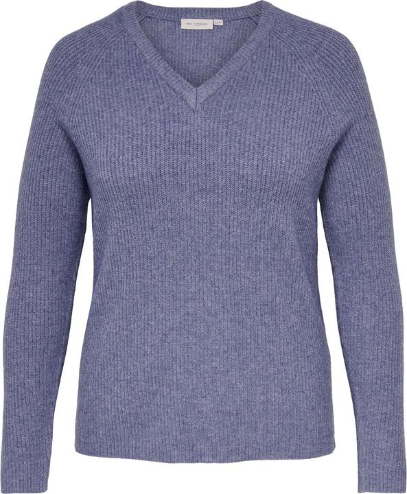Only Curvy V-Ausschnitt Strickpullover (M)