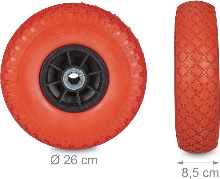 Actual product image Relaxdays Hand truck wheel