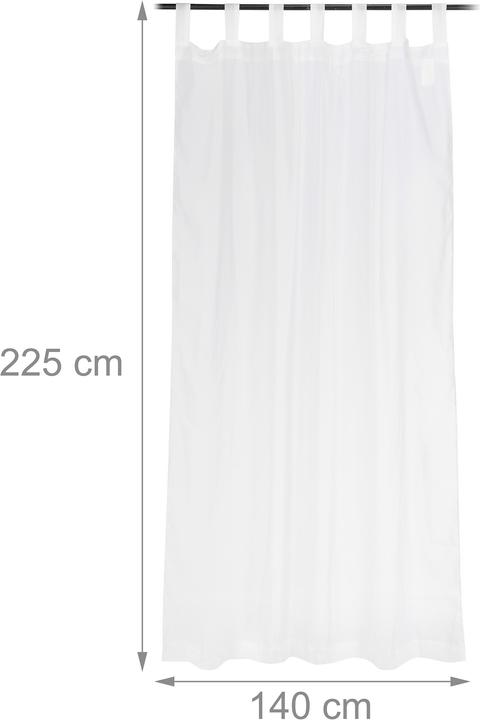 Actual product image Relaxdays Curtain (140 x 0.4 x 225 cm)