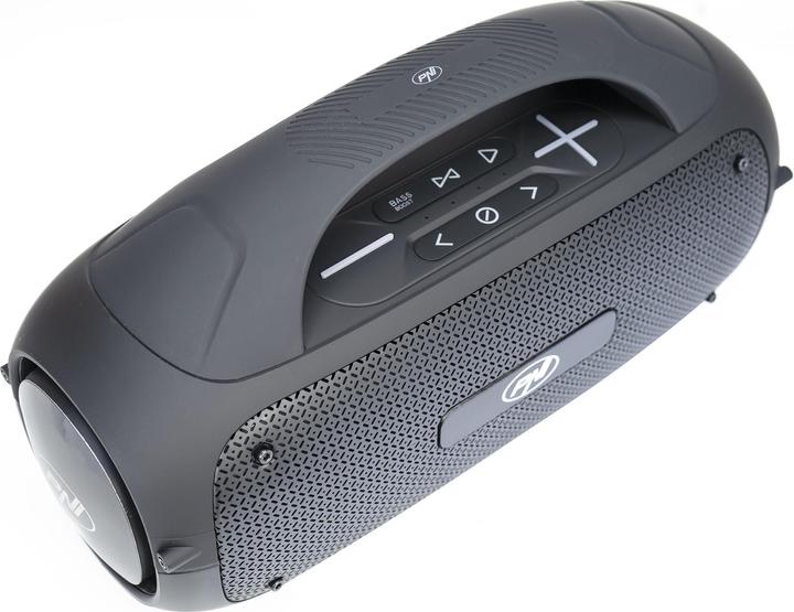 Produktbild PNI Tragbarer Lautsprecher FunBox BT600, mit Bluetooth, 65 W, MP3-Player, Kartenleser, USB, kabellos (4 h, Akkubetrieb)