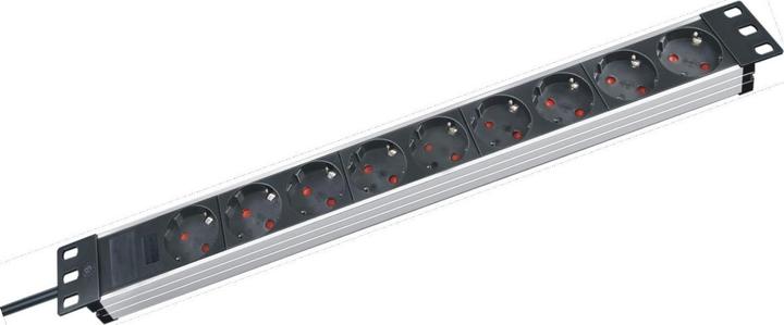 Produktbild Brennenstuhl Alu-Line (9 x, CEE 7/3, 2 m)