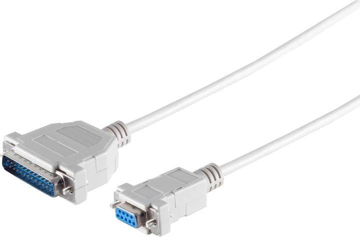 Immagine prodotto Shiverpeaks Cavo modem S/CONN a massima connettività, da 9 pin Sub D femmina a 25 pin Sub D maschio, modem diag (3 m)