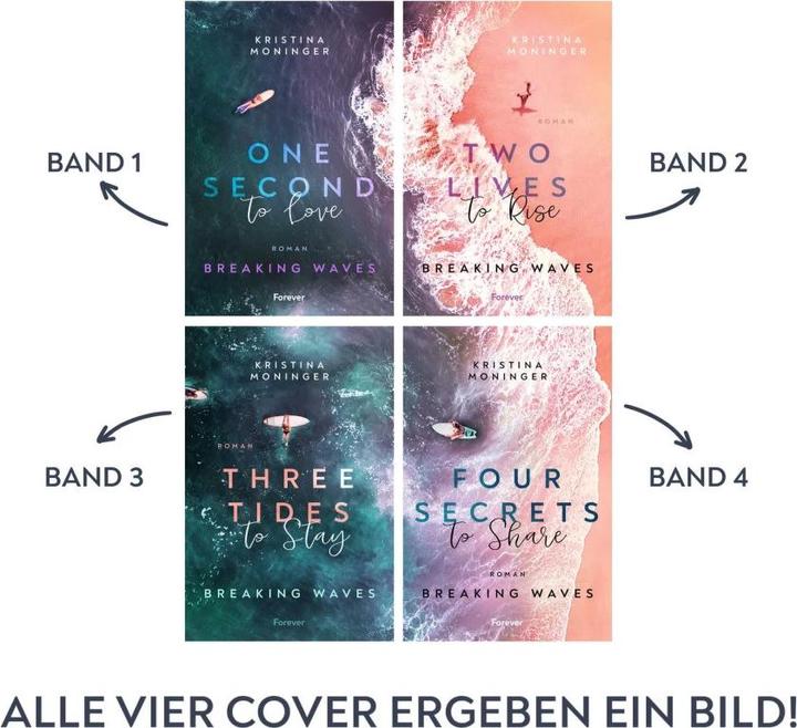 Produktbild One Second to Love (Breaking Waves 1) (Deutsch, Kristina Moninger, 2023)
