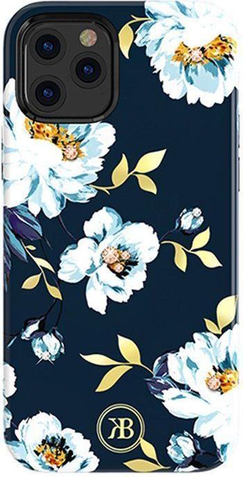 Produktbild Kingxbar Blossom case decorated with original Swarovski crystals for iPhone 12 mini multicolor (Gardenia) (Apple iPhone 12 mini)