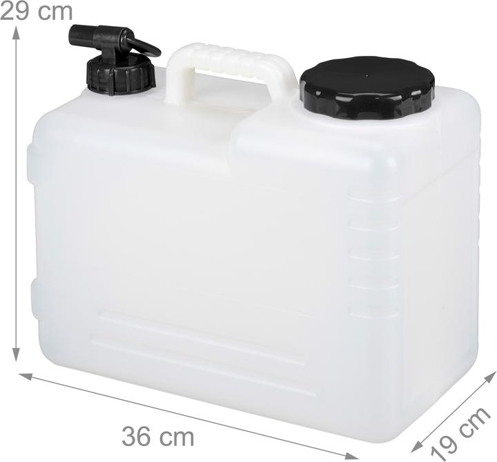 Actual product image Relaxdays Water canister