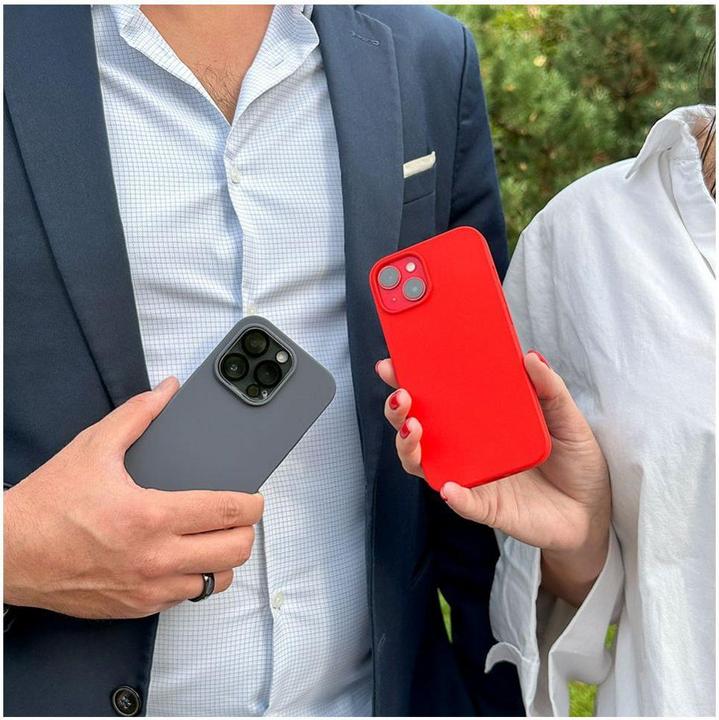 Actual product image Evelatus Apple iPhone 13 Liquid Silicone Case Chinese red (Apple iPhone 13)