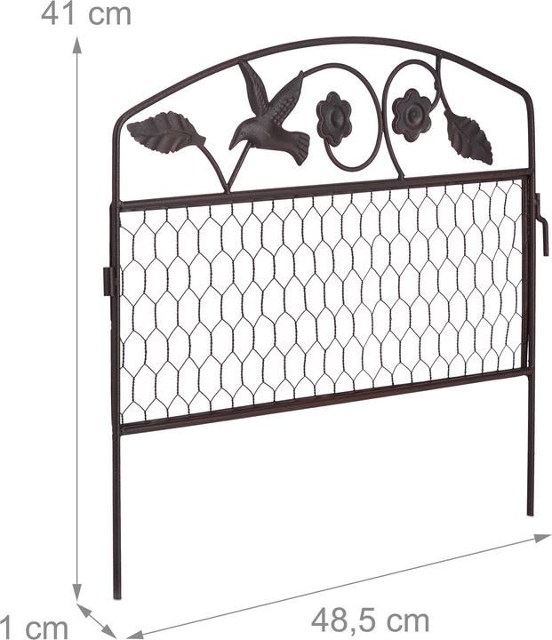 Image du produit Relaxdays Bordure de jardin (189 cm)