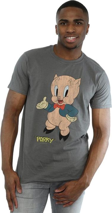 Produktbild Looney Tunes Porky Pig Distressed TShirt (XXL)