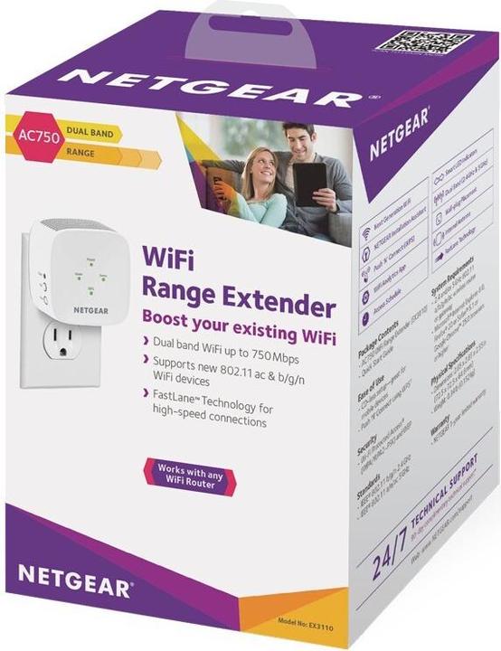 Produktbild Netgear EX3110 (450 Mbit/s, 300 Mbit/s)