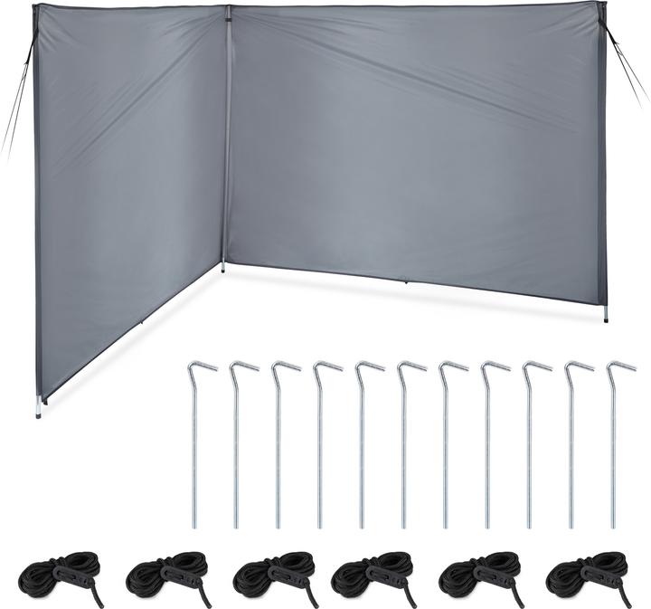 Image du produit Relaxdays Écran anti-vent (400 x 2 x 150 cm)