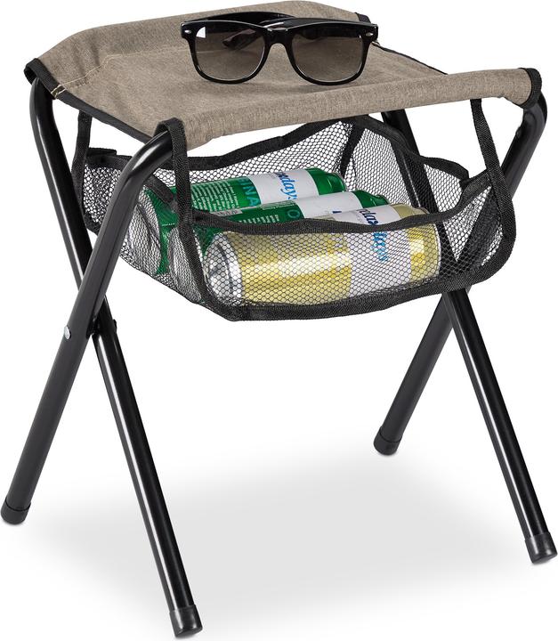 Actual product image Relaxdays Camping stool