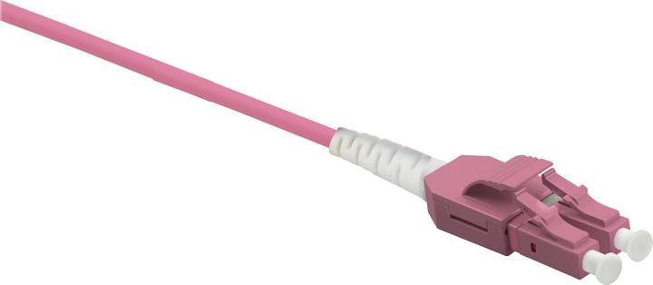 Actual product image Helos Fibre optic patch cable Uniboot LC/LC Duplex 50/125µm OM4 1.0m (CAT6, 1 m)