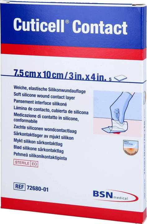 Immagine prodotto BSN Contact Silikonwundauflage 7.5x10cm (5 x)
