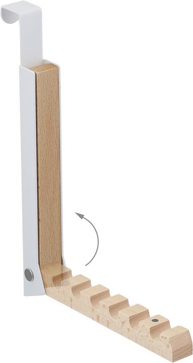 Actual product image Relaxdays Door coat rack foldable