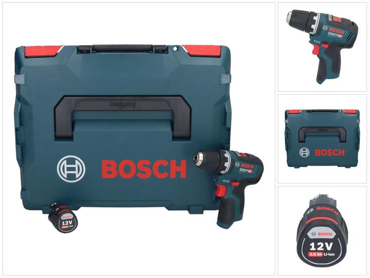 Productafbeelding Bosch Professional Bosch GSR 12V-35 accuboormachine 12V 35Nm 10mm in L-Boxx + 1x 3.0Ah accu - zonder lader (Oplaadbare batterij)
