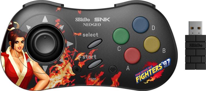Actual product image 8bitdo NEOGEO Wireless Pad Mai Shiranui (Windows, Android)