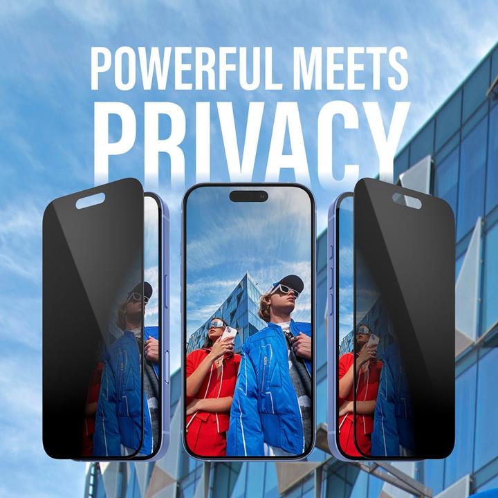 Actual product image PanzerGlass Privacy (1 Piece, Apple iPhone 16)