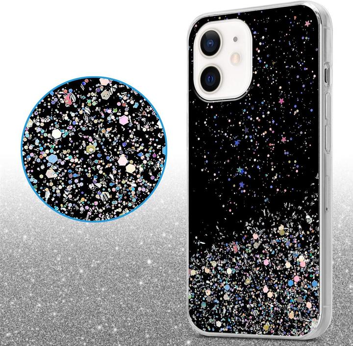 Actual product image Cadorabo TPU cover sparkling glitter (Apple iPhone 12 mini)