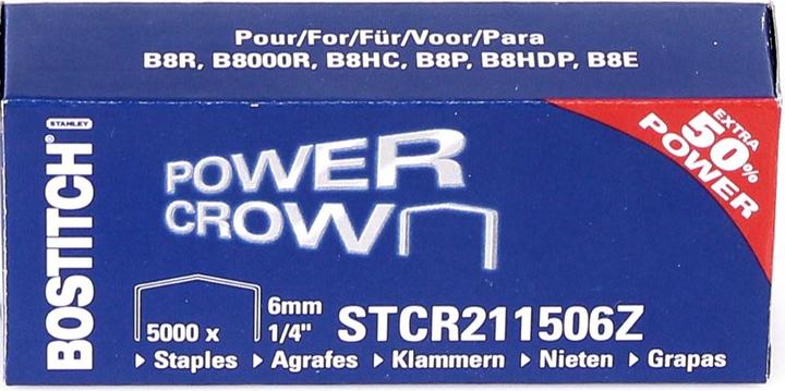 Image du produit Bostitch Agrafes STCR2115 1/4 (SB8) (5000 x)