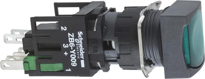 Actual product image Schneider Electric Illuminated Pushbutton Gn Xb6cw3b5b