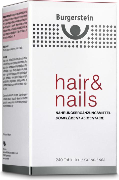 Actual product image Burgerstein Hair & Nails (240 Piece, Pills, 600 g)